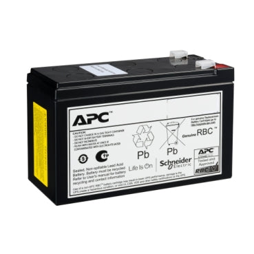 APC REPLACEMENT BATTERY CARTRIDGE APCRBCV204, VRLA, 9AH, 48V DC, 2-YEAR WARRANTY