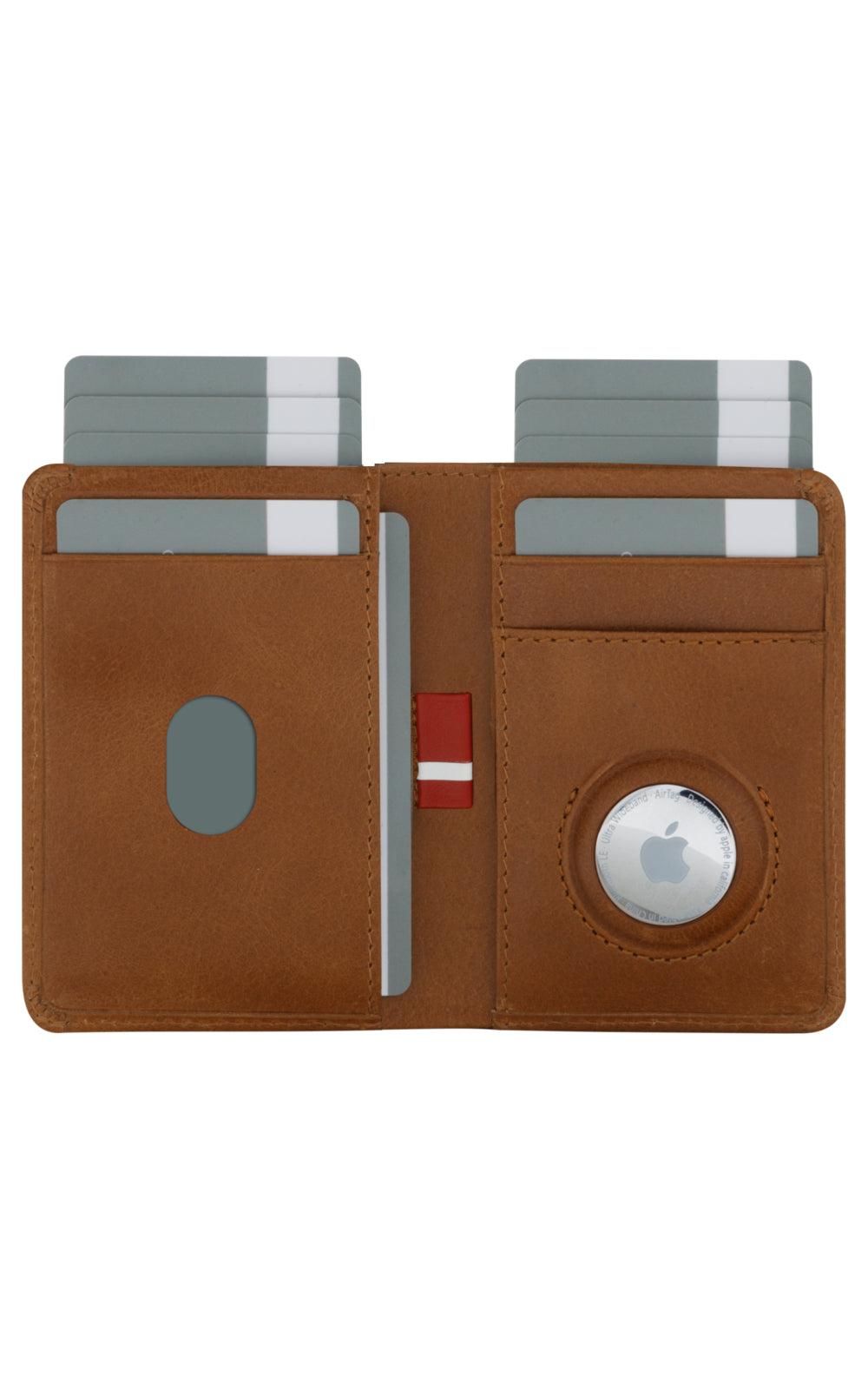 DBRAMANTE1928 BILLUND - AIRTAG SLIM WALLET - TAN