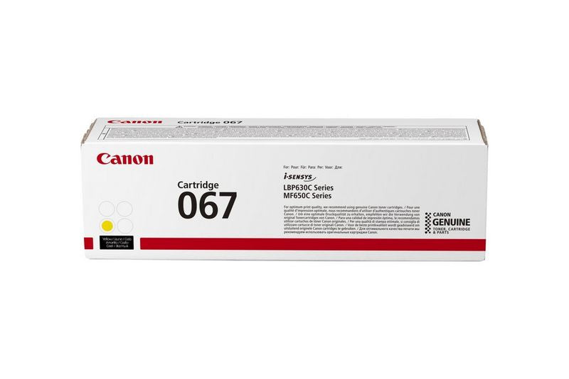 CANON Toner Cartridge 067 Yellow