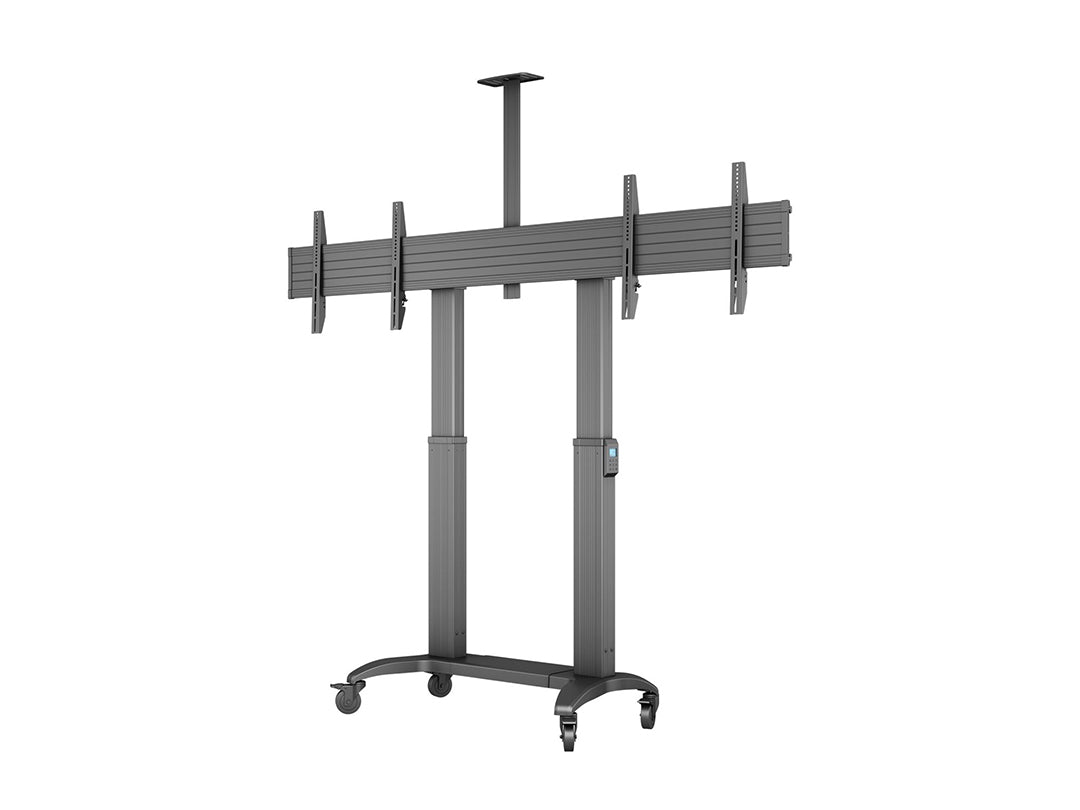 M MOTORIZED PUBLIC FLOORSTAND DUAL SCREEN 180 HD