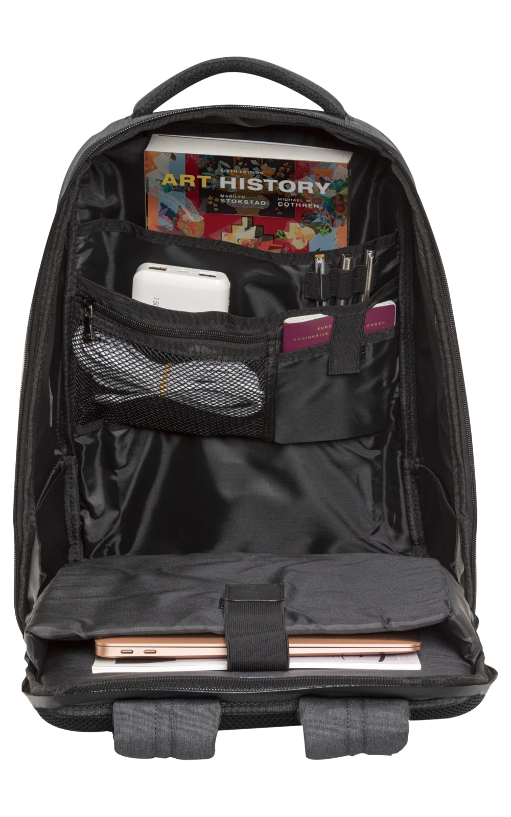 DBRAMANTE1928 CHARLOTTENBORG - RECYCLED BACKPACK 16" - CHARCOAL