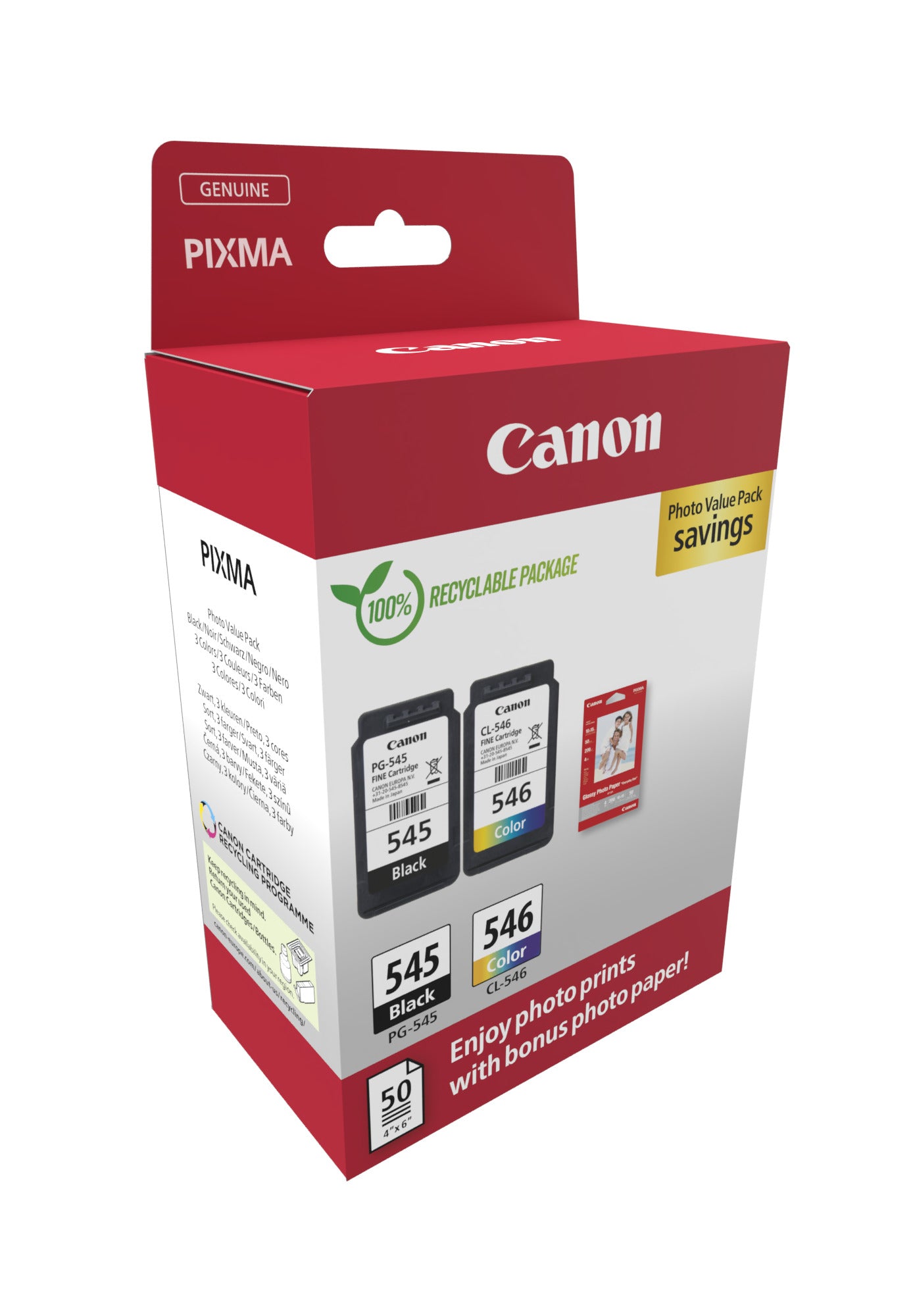 CANON PG-545/CL-546 Ink Cartridge PVP