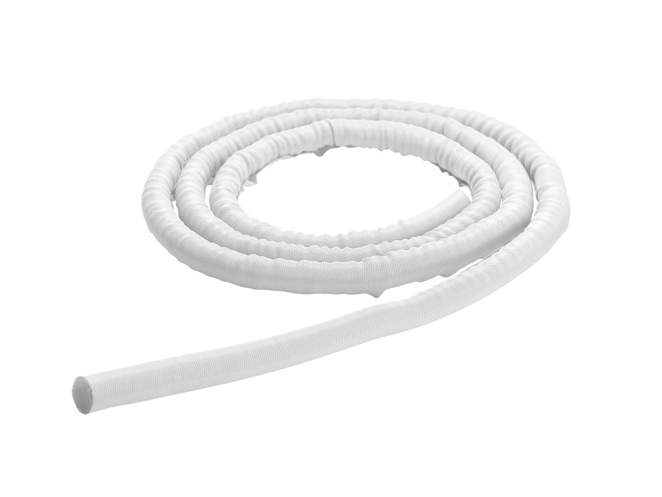 M UNIVERSAL CABLE SOCK SELF WRAPPING 25MM WHITE 25M-L