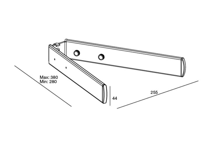 MB DISPLAY V SHELF