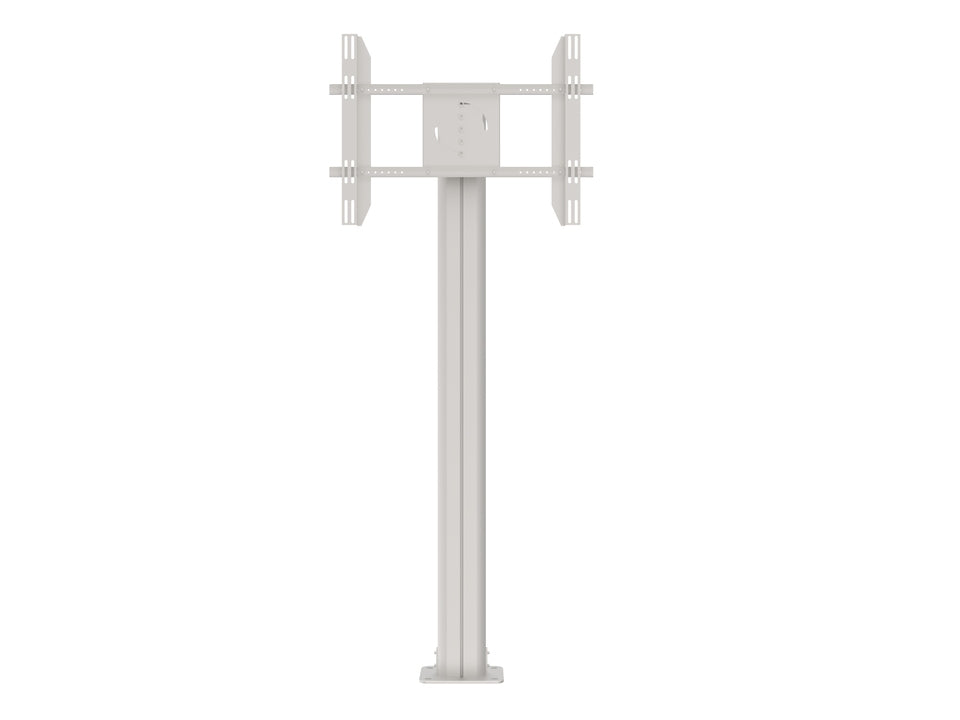 M PUBLIC DISPLAY STAND PILLAR 210 SILVER, INCL. 220V POWER RAIL