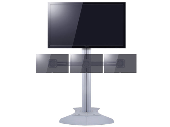 M PUBLIC DISPLAY STAND TRIPLE SCREEN MOUNT 10"-24" BLACK