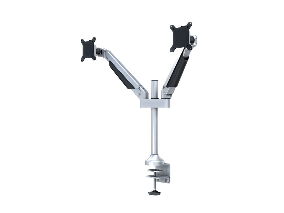 M VESA GAS LIFT ARM DUAL SILVER