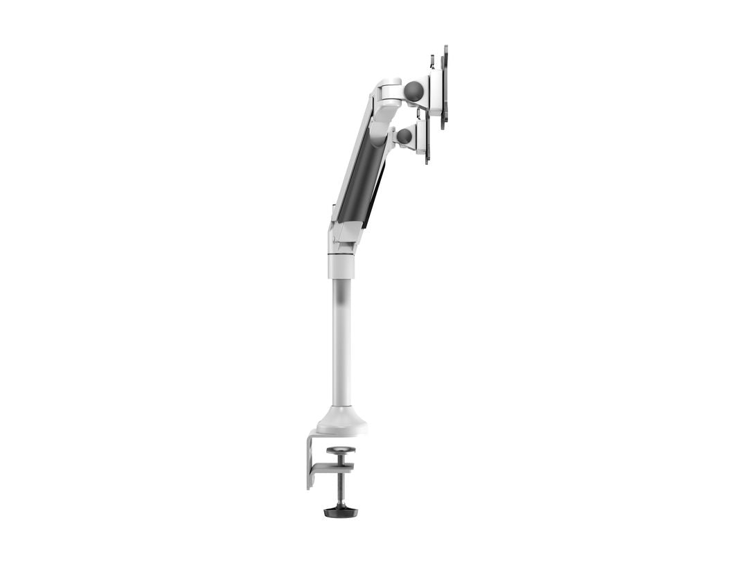 M VESA GAS LIFT ARM DUAL WHITE