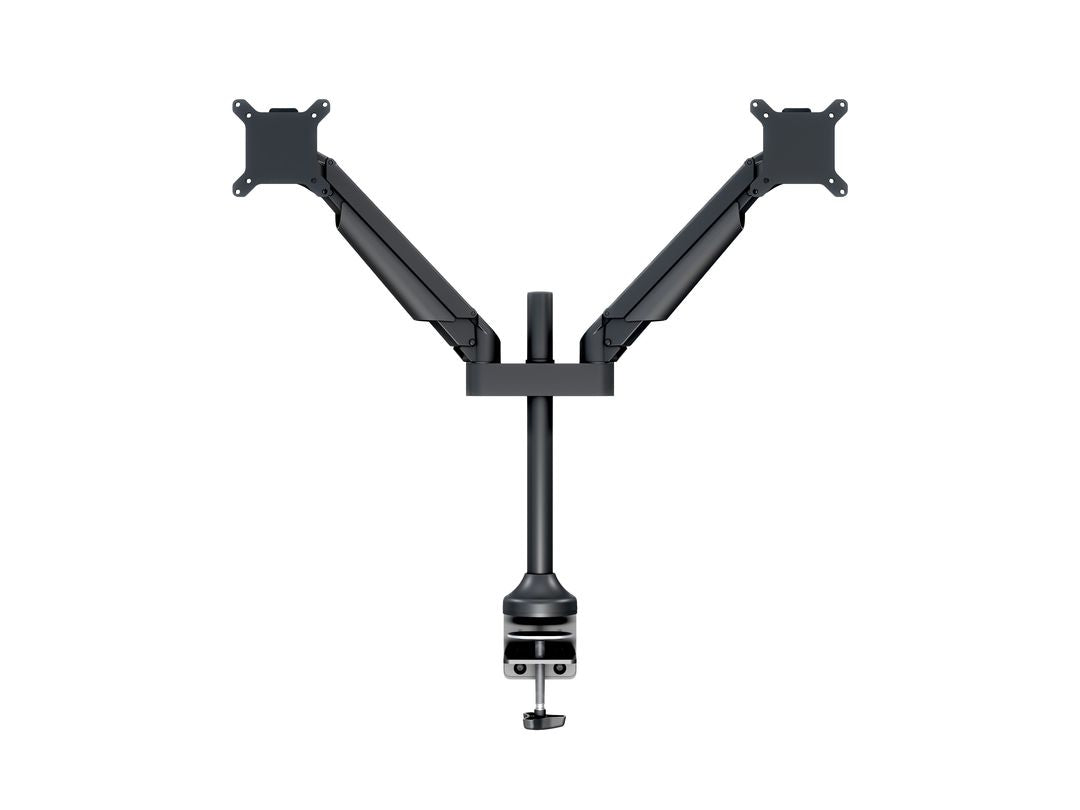 M VESA GAS LIFT ARM DUAL BLACK HD