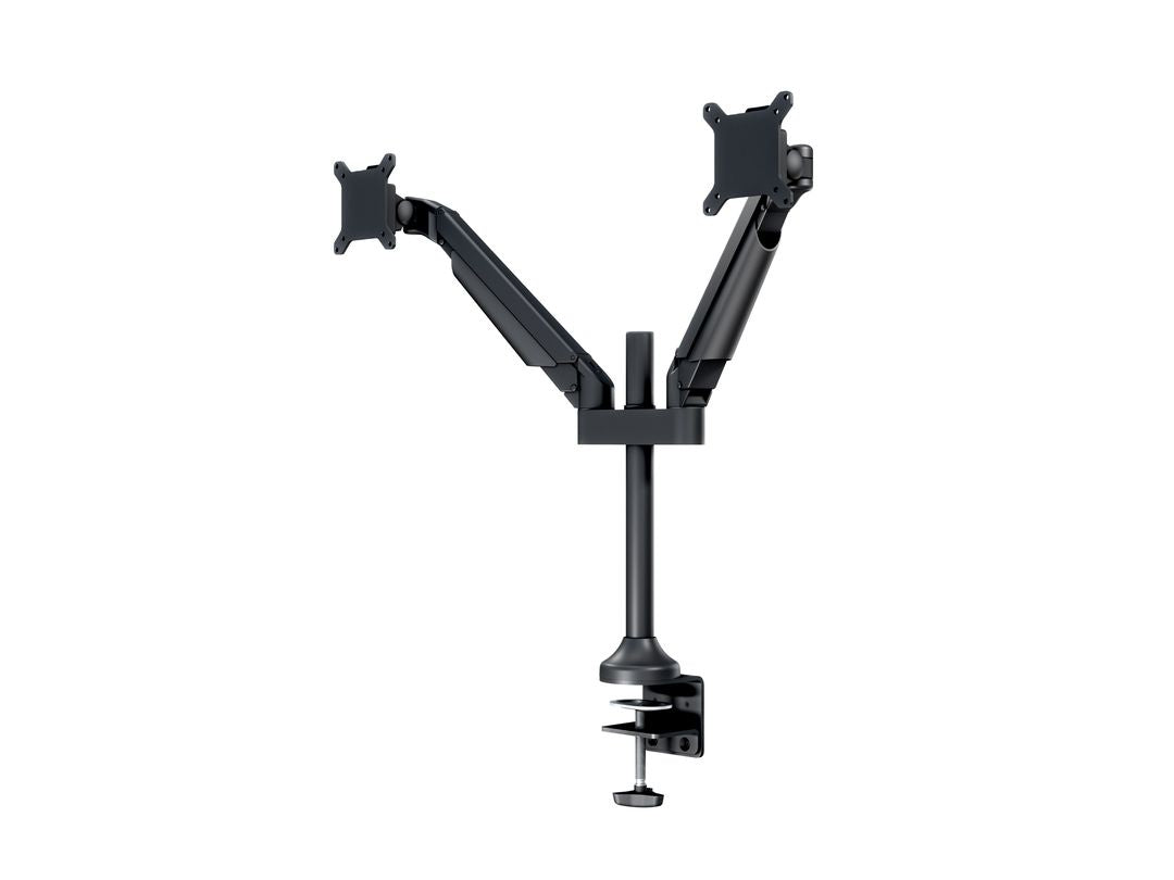 M VESA GAS LIFT ARM DUAL BLACK HD