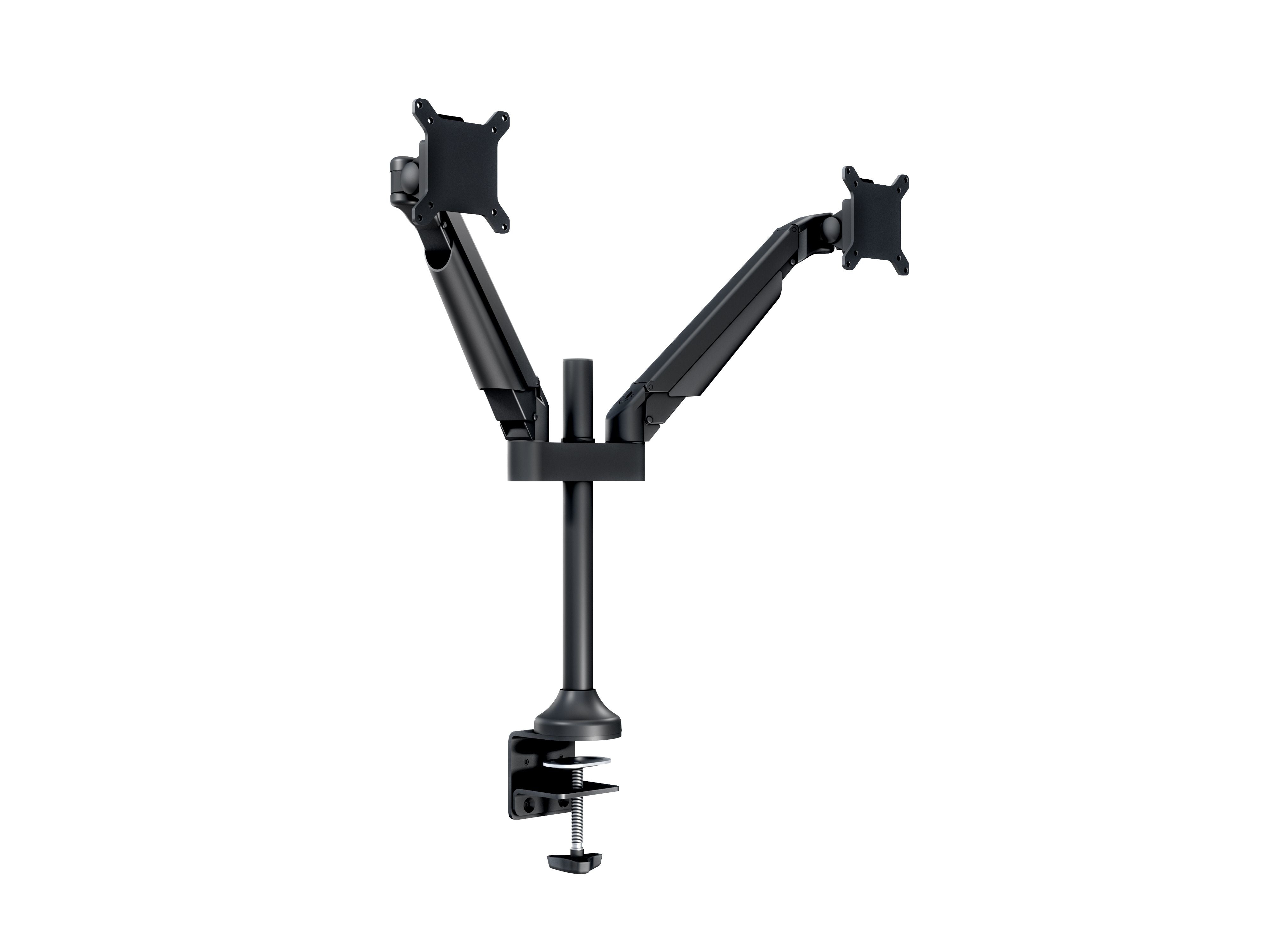 M VESA GAS LIFT ARM DUAL BLACK HD