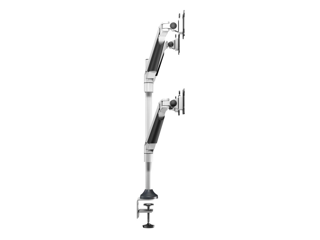 M VESA GAS LIFT ARM QUAD WHITE