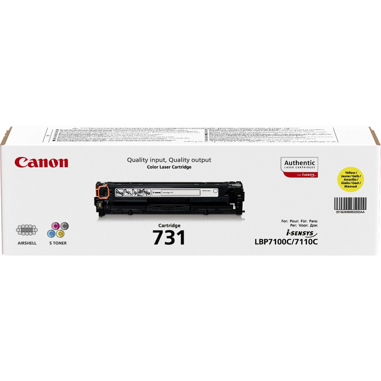 CANON Toner 731 yellow