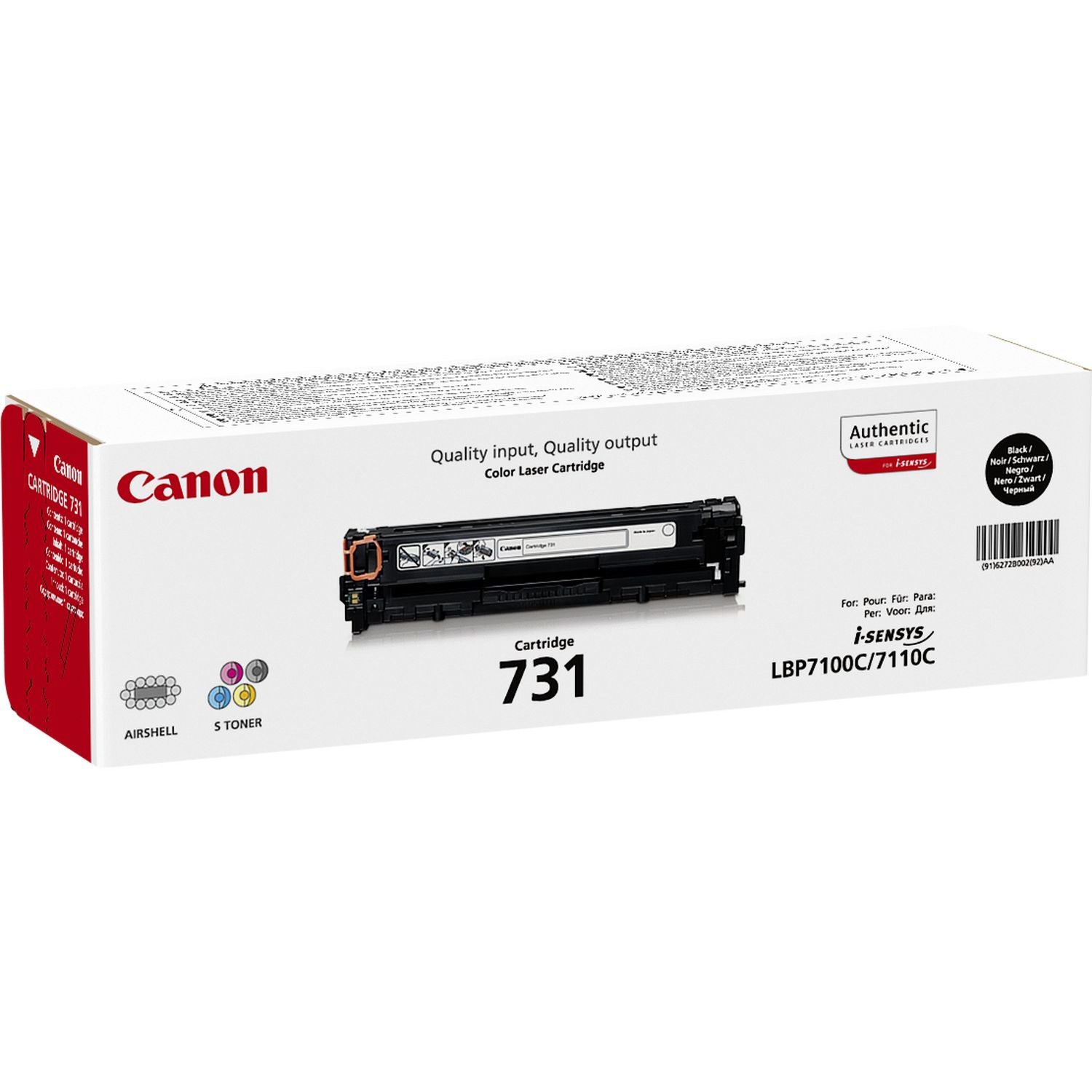 CANON Toner 731 black