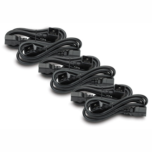 APC POWER CORD KIT (6 EA), C19 TO C20 (90 DEGREE), 1.8M