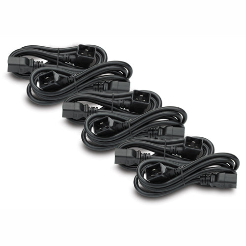 APC POWER CORD KIT (6 EA), C19 TO C20 (90 DEGREE), 0.6M