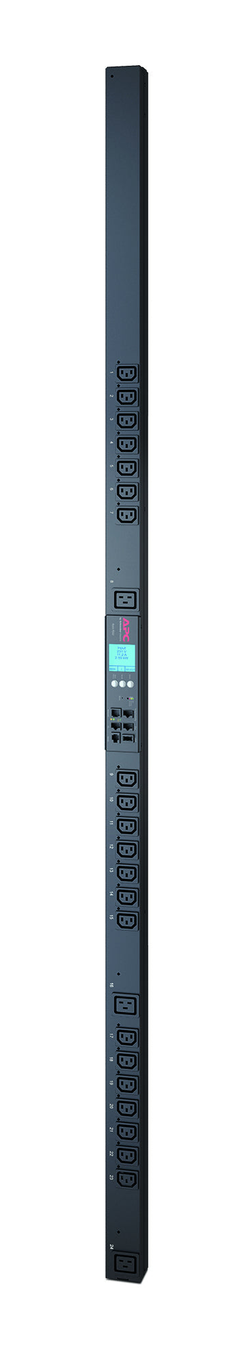 APC RACK PDU 2G, METERED BY OUTLET WITH SWITCHING, ZEROU, 16A, 100-240V, (21) C13 & (3) C19