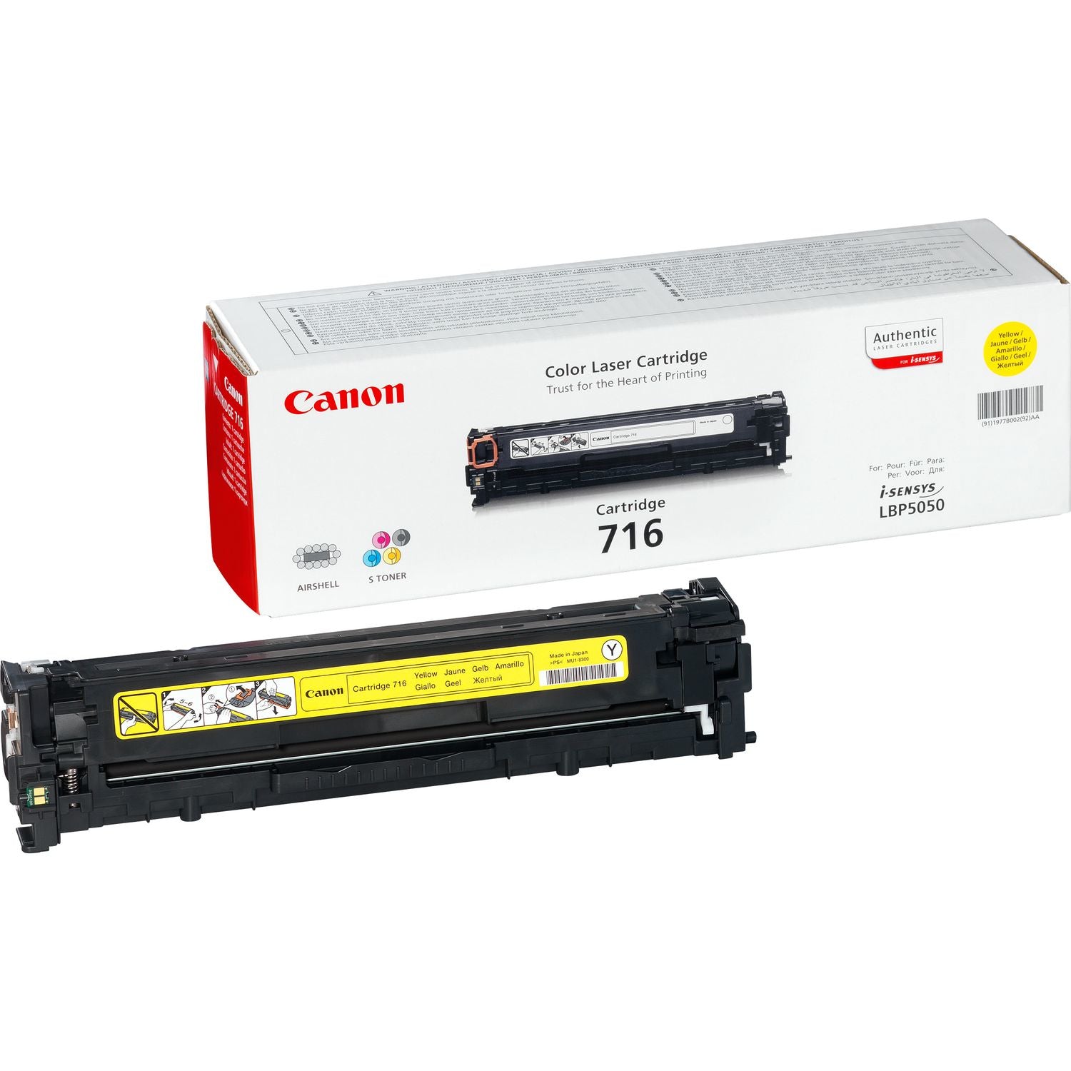 CANON cartridge 716 yellow