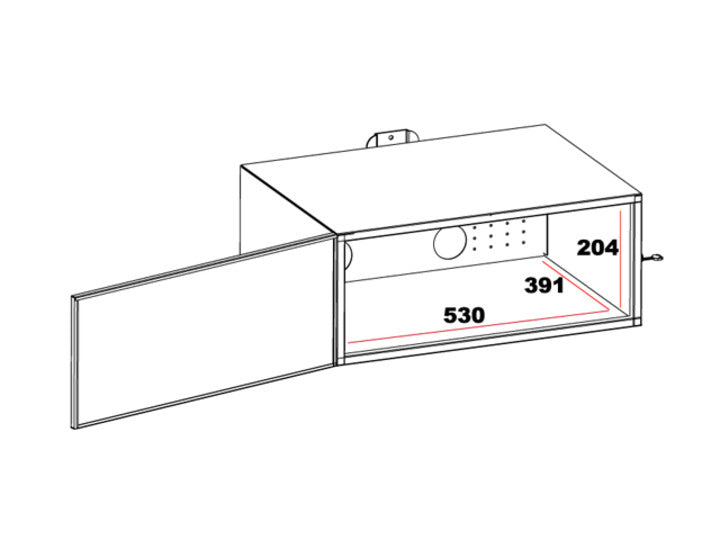 MB PUBLIC DISPLAY STAND MEDIABOX1 BLACK