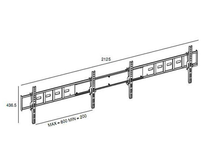 MB PUBL  DUAL SCREEN MOUNT 40-55" SILVER