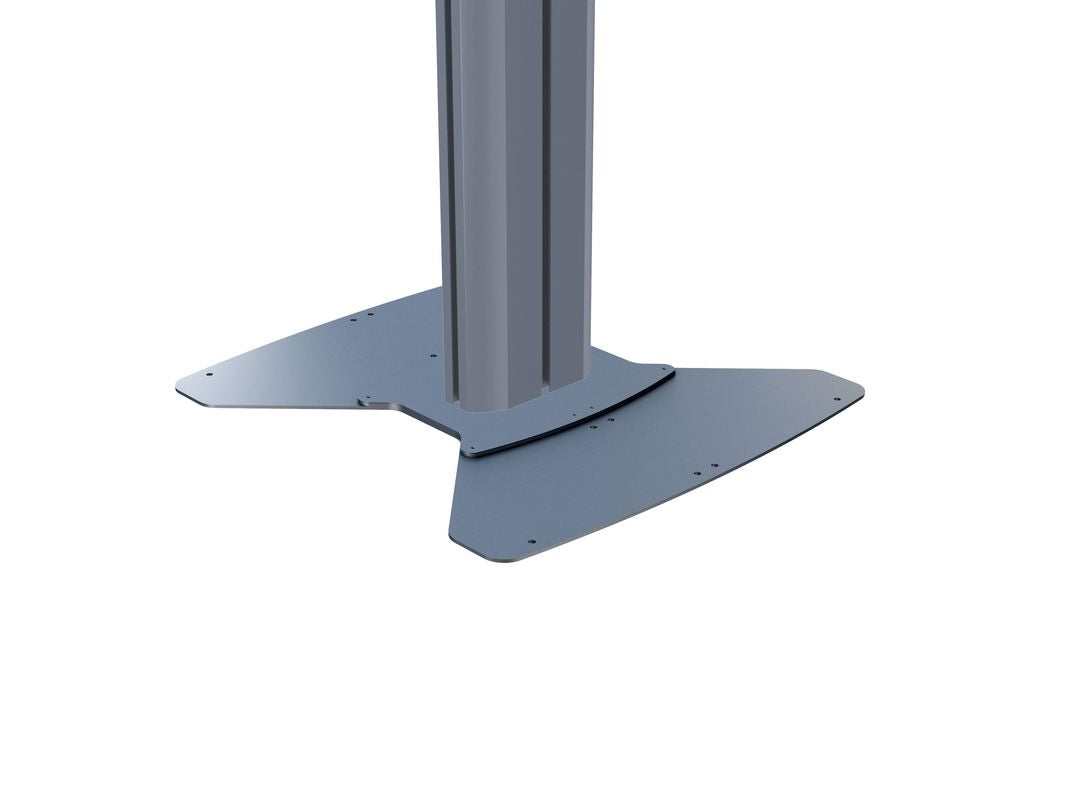 M PUBLIC DISPLAY FLOORSTAND BASE B2B SILVER