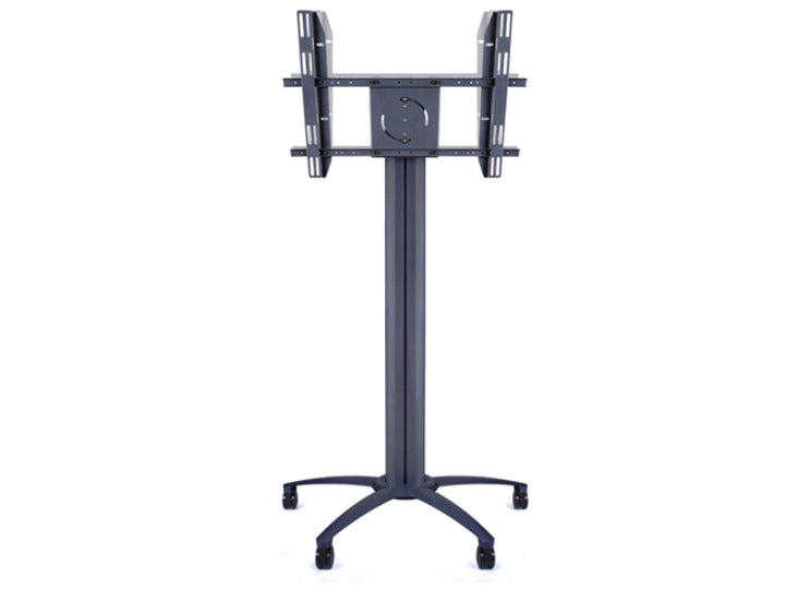 M PUBLIC DISPLAY STAND PILLAR 70 BLACK, INCL. 220V POWER RAIL