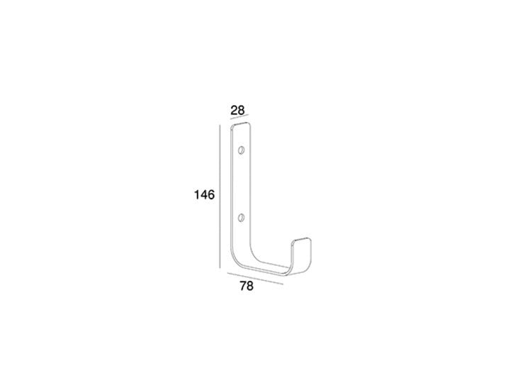 M PUBLIC DISPLAY STAND CABLE HOOKS SILVER