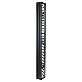 APC VALUELINE, VERTICAL CABLE MANAGER FOR 2 & 4 POST RACKS, 84"H X 6"W, SINGLE-SIDED WITH DOOR