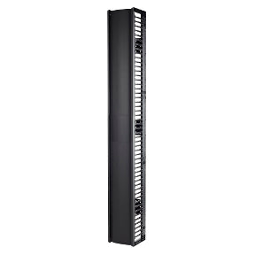 APC VALUELINE, VERTICAL CABLE MANAGER FOR 2 & 4 POST RACKS, 96"H X 12"W, SINGLE-SIDED WITH DOOR