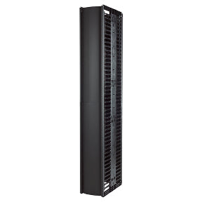 APC VALUELINE, VERTICAL CABLE MANAGER FOR 2 & 4 POST RACKS, 84"H X 12"W, DOUBLE-SIDED WITH DOORS