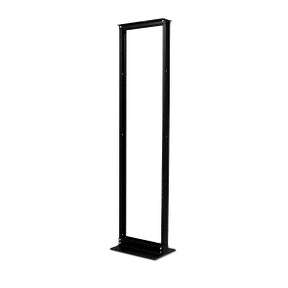 APC NETSHELTER 2 POST RACK 45U #12-24 THREADED HOLES BLACK