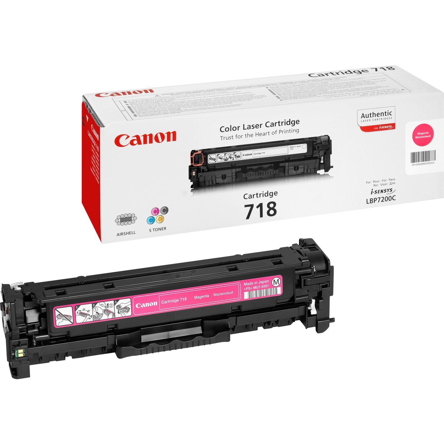 CANON CRG-718M catridge magenta LBP7200