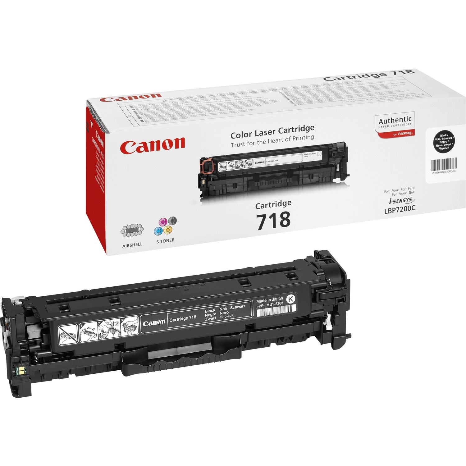 CANON CRG-718BK catridge black LBP7200Cd