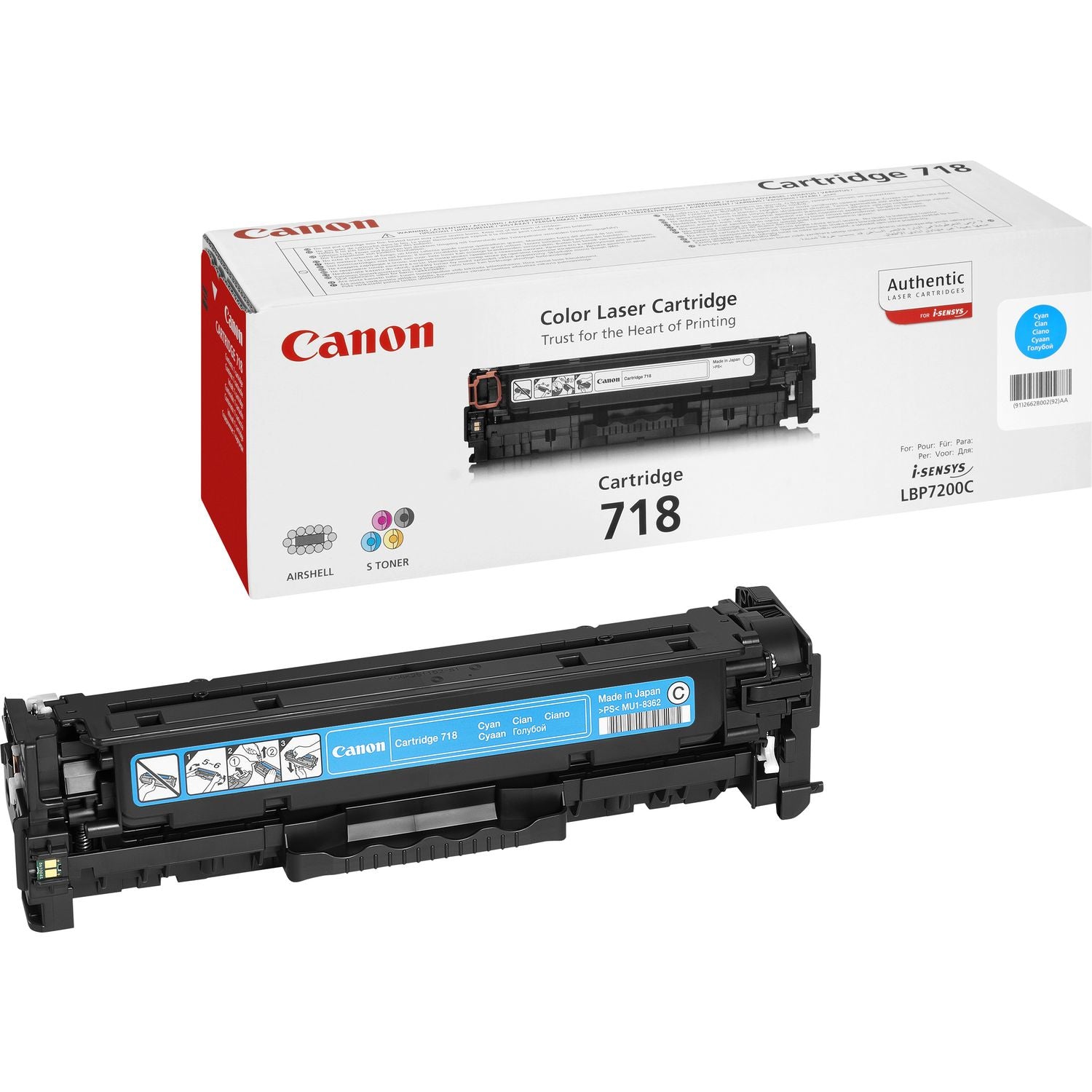 CANON CRG-718C catridge cyan LBP7200Cdn