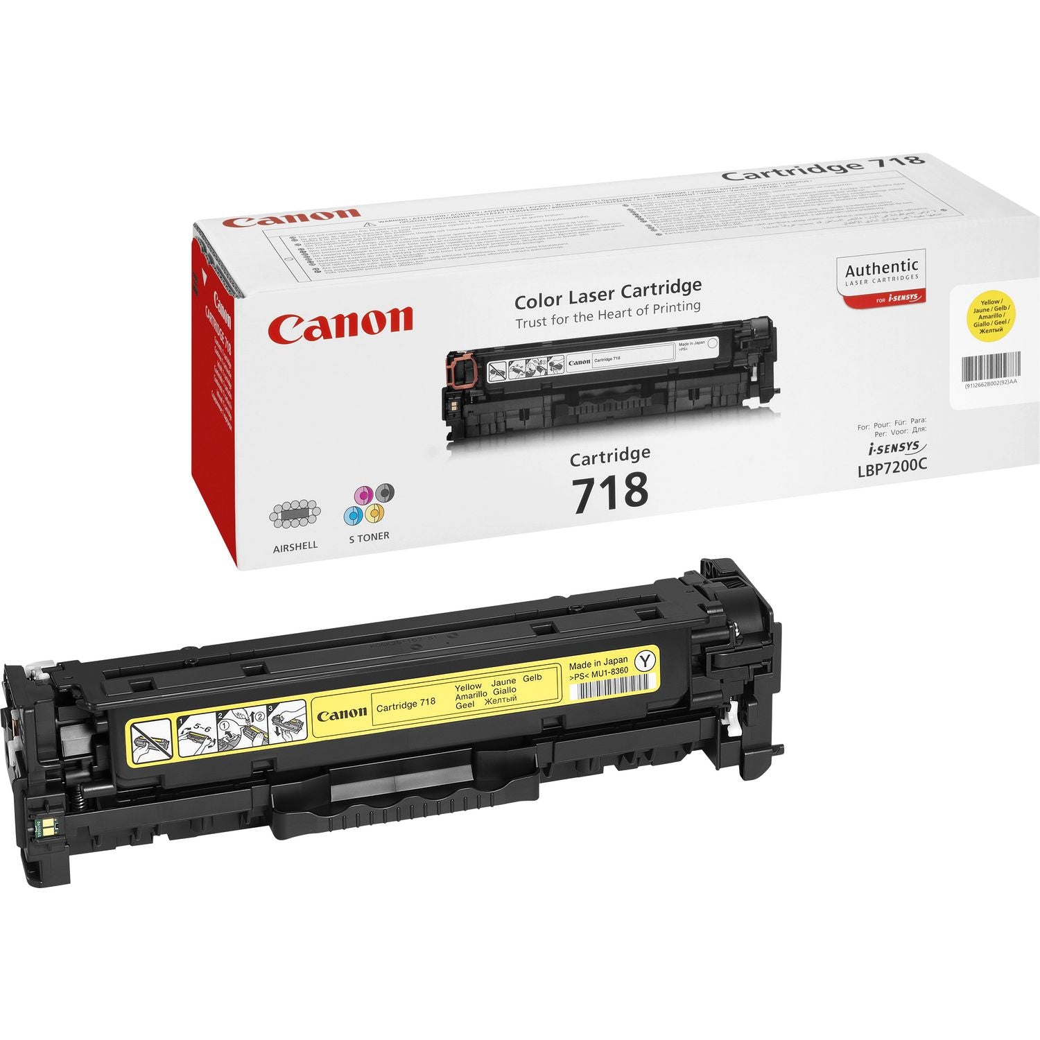 CANON CRG-718Y catridge yellow LBP7200C