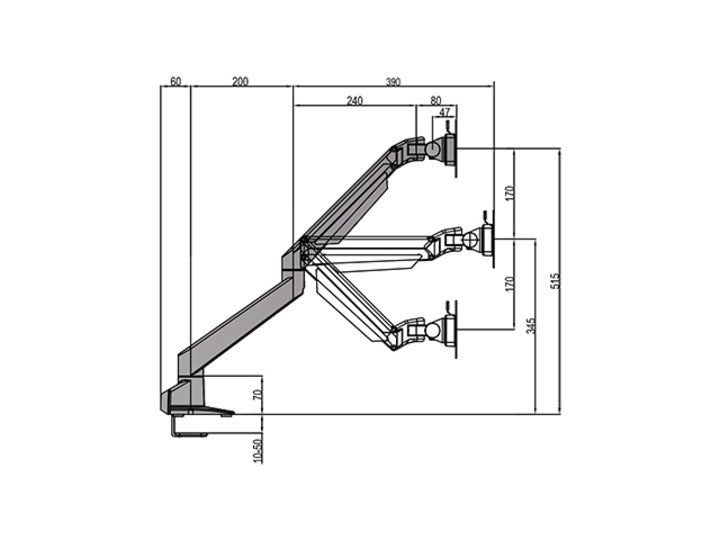 M VESA 75 100 DUO QUICK RELEASE PLATE BLACK