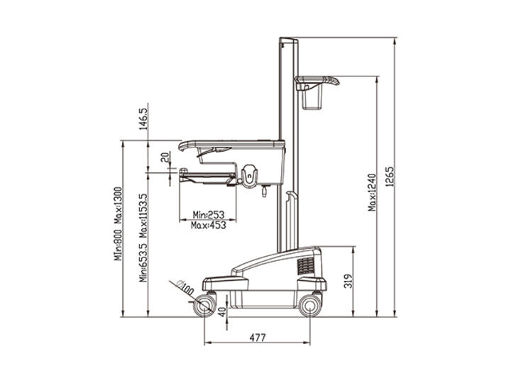 MB UNIVERSAL WT CART NB WITH BATTERYPACK