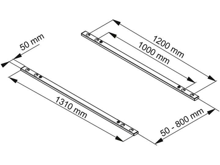 M VESA EXTENDER KIT MOTORIZED MOUNT 1200X800 WHITE HD/SD