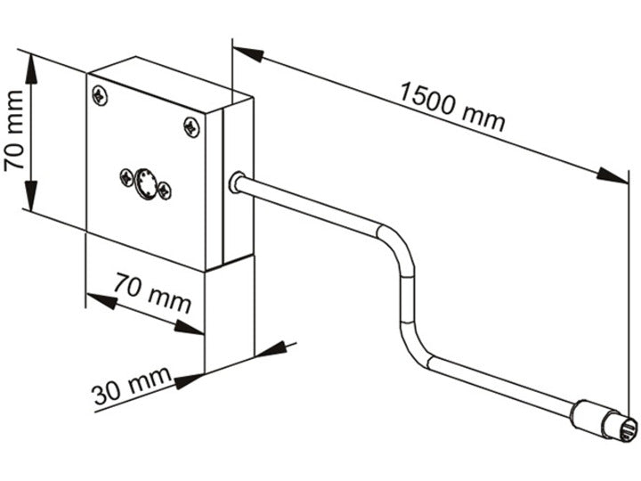 M EXTENDER CABLE 1,5M MOTORIZED MOUNT 160 KG SD