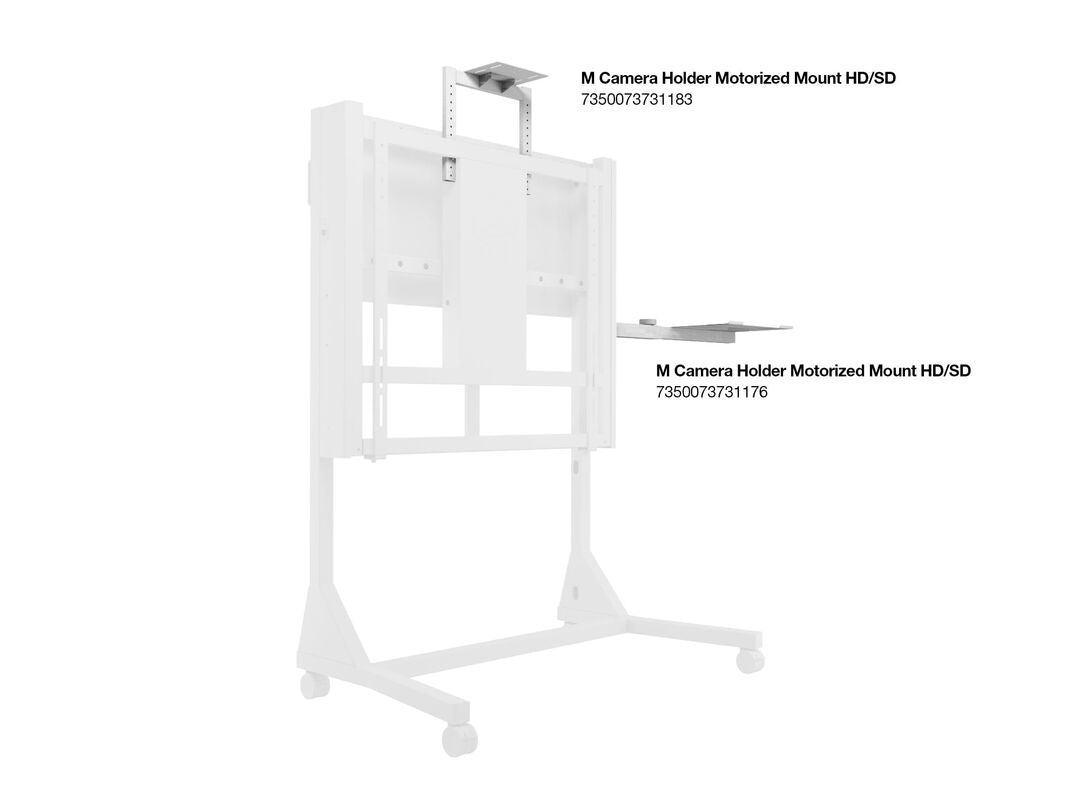 M COMPUTER SHELF MOTORIZED MOUNT WHITE HD/SD