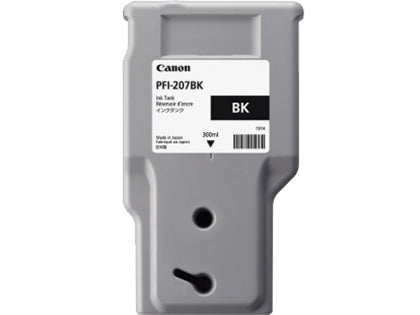 CANON PFI-207 BK Ink tank black 300ml