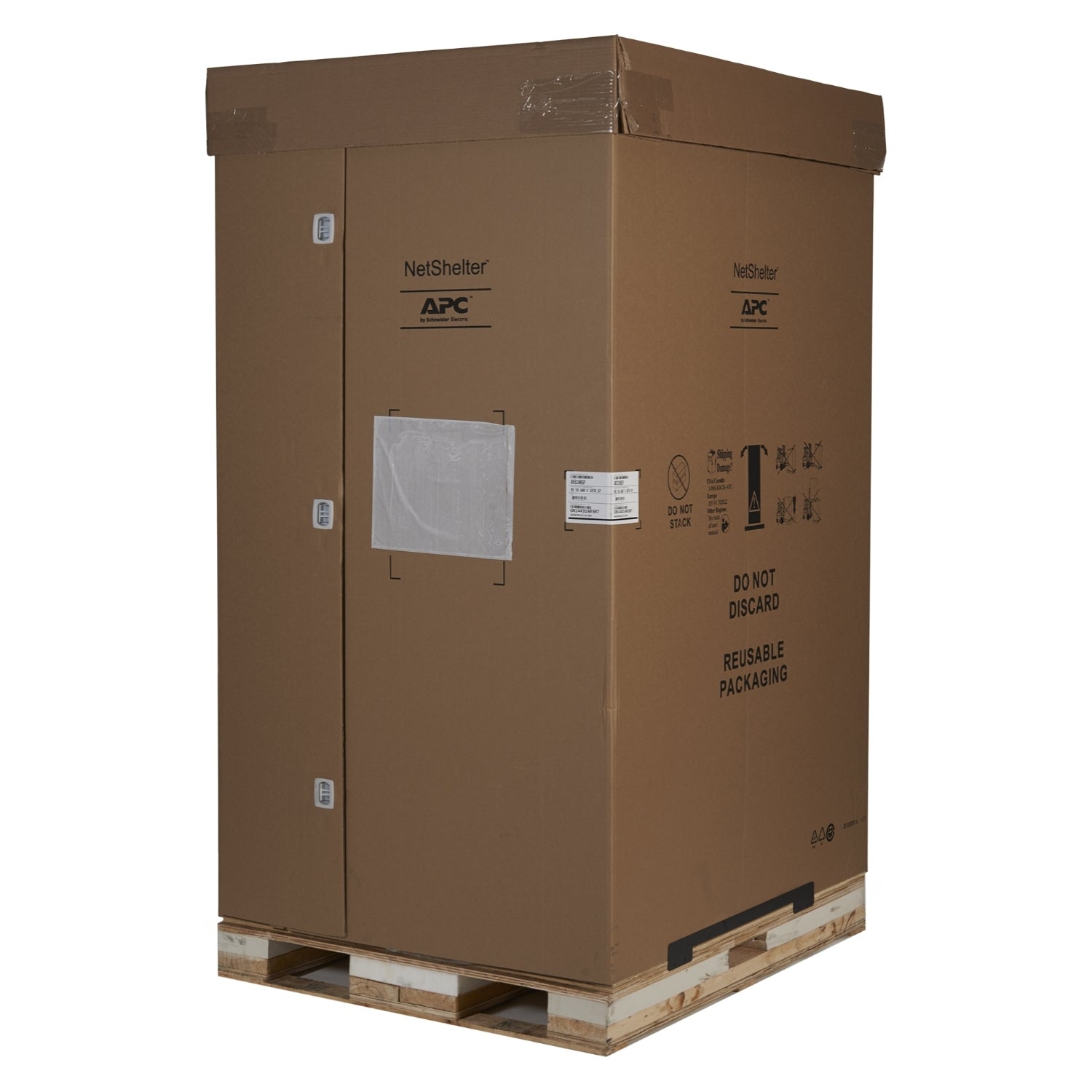 APC NETSHELTER SX 42U 600MM WIDE X 1070MM DEEP ENCLOSURE WITH SIDES BLACK -2000 LBS. SHOCK PACKAGING