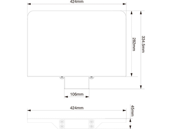 M TILT & ROLL CODEC SHELF