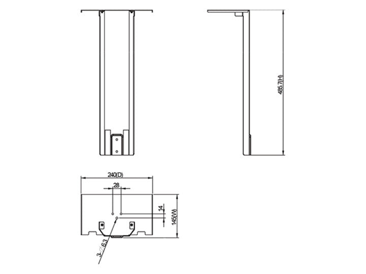 M WORKSTATION CART CAMERA HOLDER