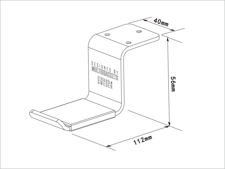 MB HEADSET HOLDER DESK WHITE