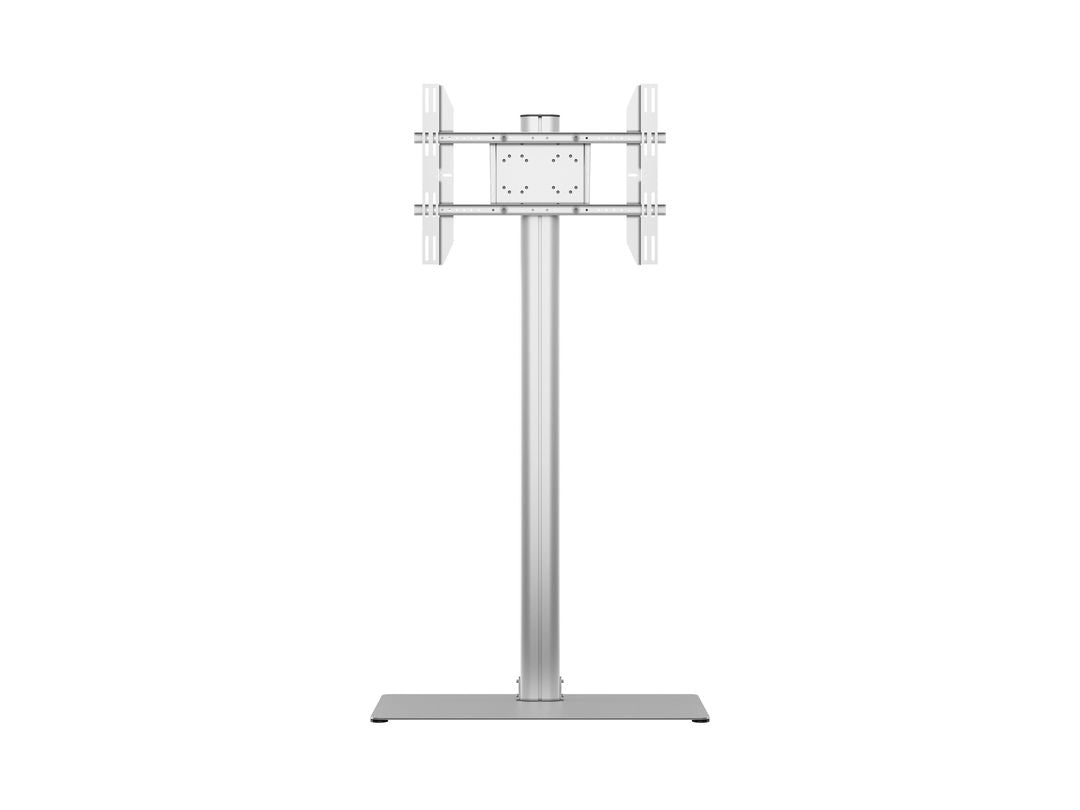 MB DISPLAY STAND 180 W. FLOORBASE SINGLE SILVER