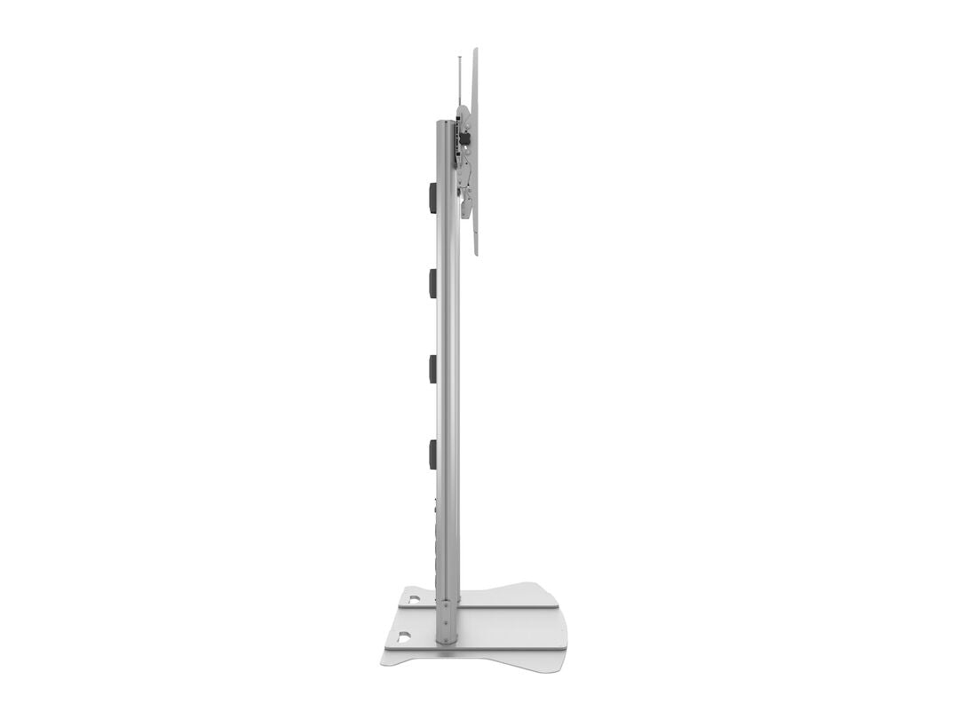 MB PUBLIC DISPLAY STAND 180 DUAL PILLAR FLOORBASE SILVER