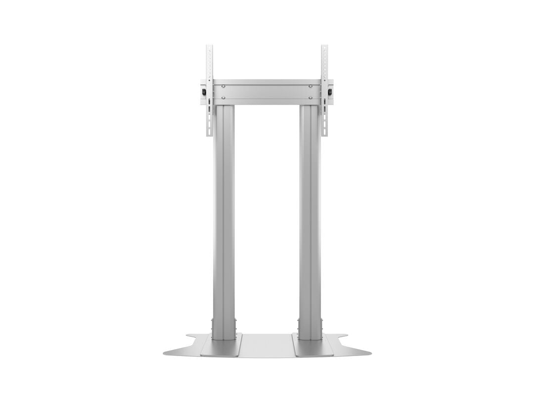 MB PUBLIC DISPLAY STAND 180 DUAL PILLAR FLOORBASE SILVER