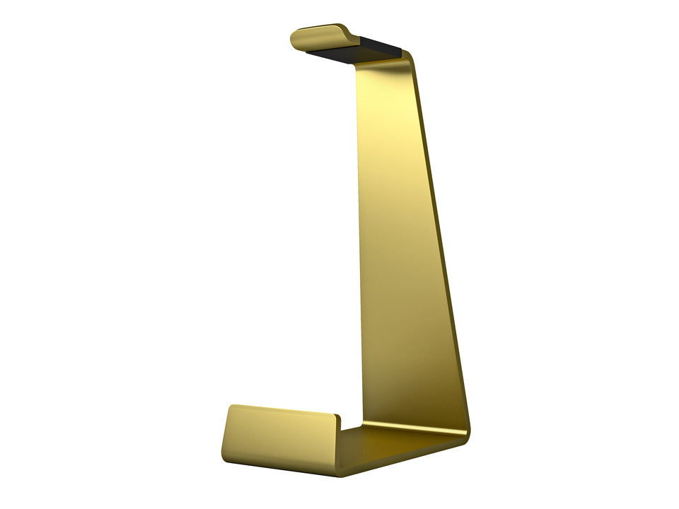 M HEADSET HOLDER TABLE STAND BRASS