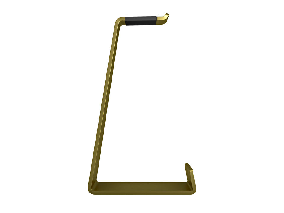 M HEADSET HOLDER TABLE STAND BRASS